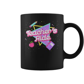 Cute Teacher's Aide 80'S 90'S Back To School Coffee Mug | Mazezy
