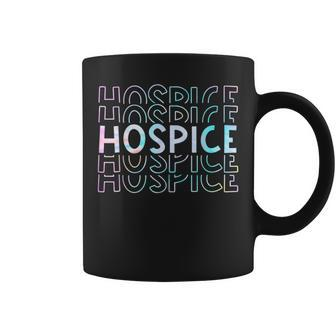 Cute Tie Dye Hospice Nurse Life Hospice Squad Coffee Mug - Monsterry CA