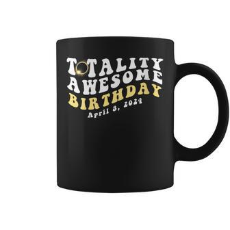 Cute Total Solar Eclipse April 8 2024 Totality Birthday Coffee Mug - Monsterry DE