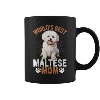 Cute World's Best Maltese Mom Mama Dog Lovers Mother's Day Coffee Mug | Mazezy