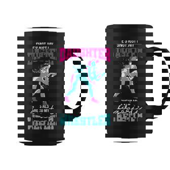 Cute Wrestling Daughter Favorite Wrestler Dad Mom Coffee Mug - Thegiftio UK