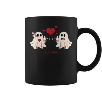 Cute You're My Boo Ghost Cute Spooky Valentine's Day Coffee Mug - Thegiftio UK