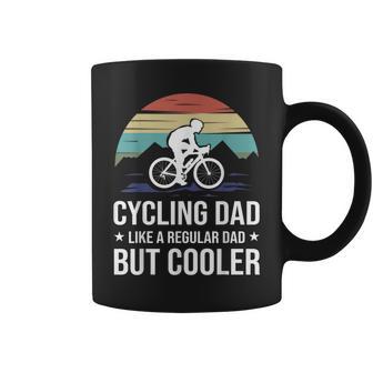 Cycling Dad Like A Regular Dad But Cooler Cyclist Coffee Mug - Monsterry UK