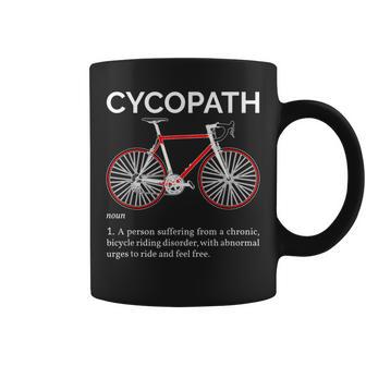 Cycopath Definition For A Biker Cyclist Or Cyclopath Coffee Mug - Monsterry UK