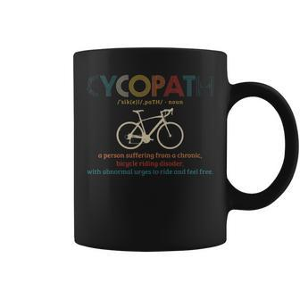 Cycopath Vintage Cycling Road Bike Racing Cyclist Coffee Mug | Mazezy