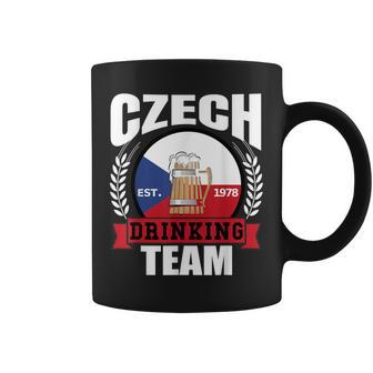 Czech Drinking Team Republic Flag Beer Party Idea Coffee Mug - Monsterry AU