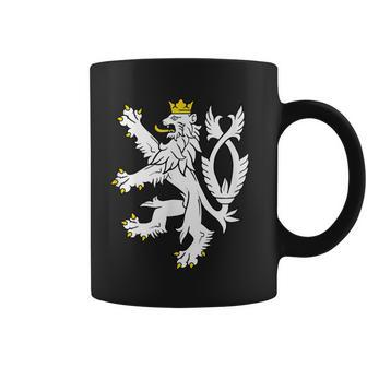 Czech Republic Coat Of Arms Bohemian Lion Symbol Coffee Mug - Monsterry DE