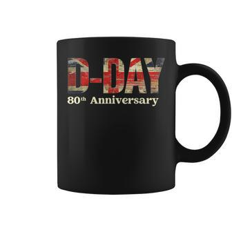 D-Day 80 Anniversary 1944 2024 Normandy Landings Uk Flag Coffee Mug - Thegiftio UK