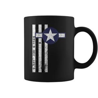 D-Day Normandy Invasion Stripes & Air Corps Roundel Vintage Coffee Mug - Monsterry DE