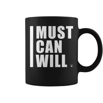 D236 I Must I Can I Will Gym Rabbit T Bodybuilding Coffee Mug - Monsterry