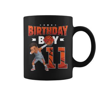 Dabbing Basketball Player 11 Years Old Boy 11Th Birthday Coffee Mug - Monsterry AU