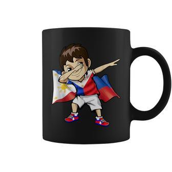 Dabbing Boy Philippine Flag Filipino Meme Jersey Dab T Coffee Mug - Monsterry AU