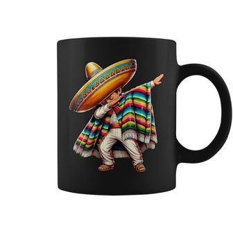 Dabbing Boys Mexican Poncho Cinco De Mayo Coffee Mug | Mazezy AU