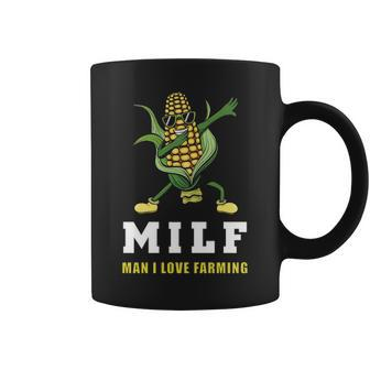 Dabbing Corn Cob Farmer Man I Love Farming Coffee Mug | Mazezy