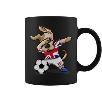 Dabbing Dog United Kingdom Soccer Fans Jersey Uk Football Coffee Mug - Thegiftio UK