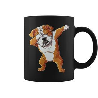 Dabbing English Bulldog Boys Dab Dance Puppy Lover Coffee Mug | Mazezy