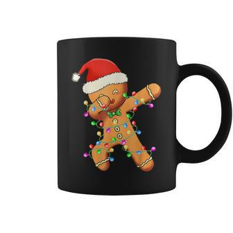 Dabbing Gingerbread For Boy Girl Christmas Tree Light Coffee Mug - Seseable