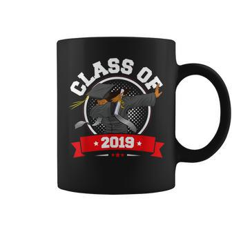 Dabbing Graduation Class Of 2019 Black Coffee Mug - Monsterry