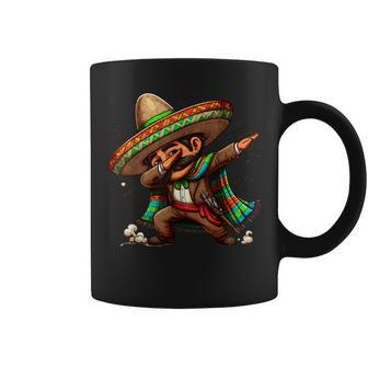 Dabbing Mexican Poncho Cinco De Mayo Cinco De Mayo Coffee Mug - Thegiftio UK