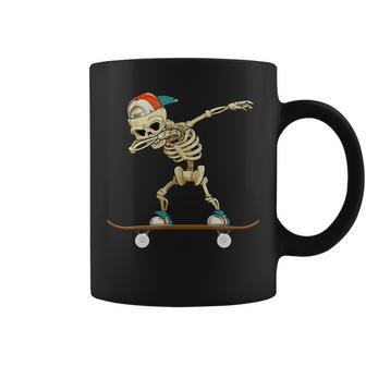 Dabbing Skeleton Skater Black Tassen - Seseable