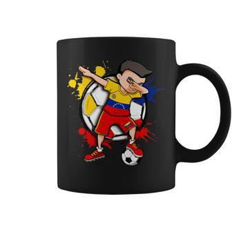 Dabbing Soccer Boy Venezuela Football Lovers Jersey Sport Coffee Mug - Monsterry CA