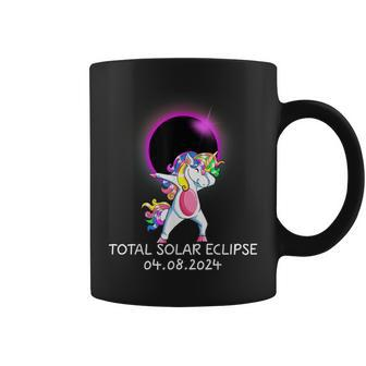 Dabbing Unicorn Usa Total Solar Eclipse April 8 2024 Coffee Mug | Mazezy