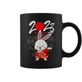 Dabbing Year Of The Rabbit Happy Chinese New Year 2023 Coffee Mug - Monsterry UK