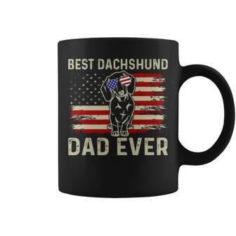Dachshund Dog Dad Fathers Day Best Dachshund Dad Ever Coffee Mug | Mazezy