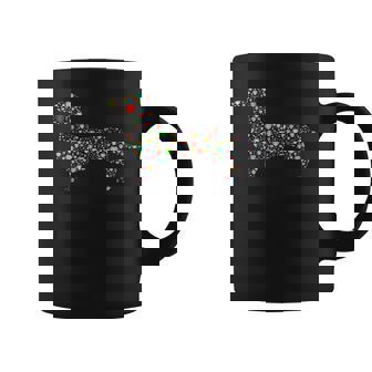 Dachshund Heart Silhouette Owner Dachshunds Dog Lover Coffee Mug | Mazezy
