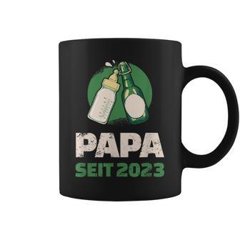 Dad Since 2023 Werdender Papa Bier Milk Tassen - Geschenkecke