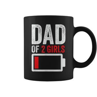 Dad Of 3 Girls From Daughter Wife To Fathers Day Coffee Mug - Thegiftio UK