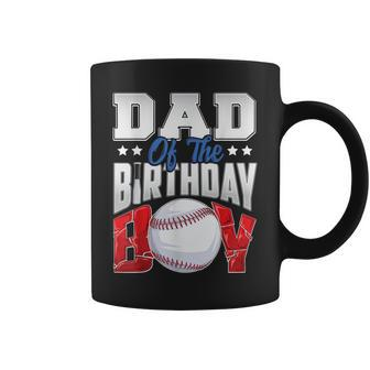 Dad Baseball Birthday Boy Family Baller B-Day Party Coffee Mug - Thegiftio UK