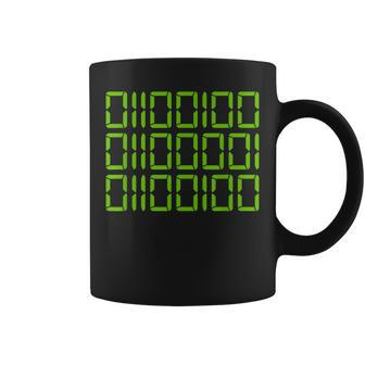 Dad In Binary Code Coffee Mug - Monsterry
