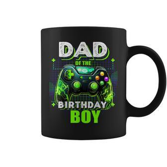 Dad Of The Birthday Boy Matching Video Game Birthday Party Coffee Mug - Monsterry