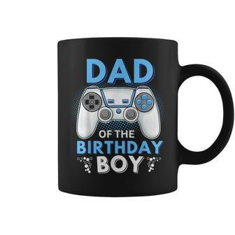 Dad Of The Birthday Boy Matching Video Gamer Birthday Coffee Mug - Thegiftio UK