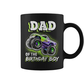 Dad Of The Birthday Boy Monster Truck Birthday Novelty Coffee Mug - Monsterry UK