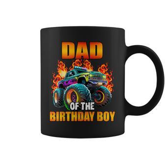 Dad Of The Birthday Boy Monster Truck Birthday Party Coffee Mug | Mazezy UK