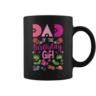 Dad Of The Birthday Girl Bug Insect Bday Party Coffee Mug - Monsterry AU