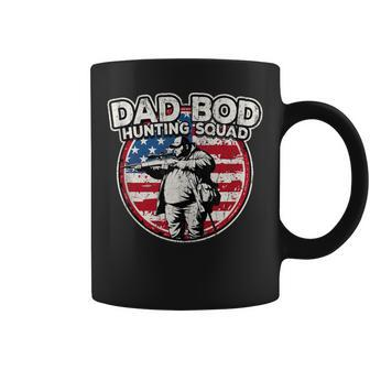 Dad Bod Hunting Squad Vintage American Flag Father's Day Coffee Mug - Thegiftio UK