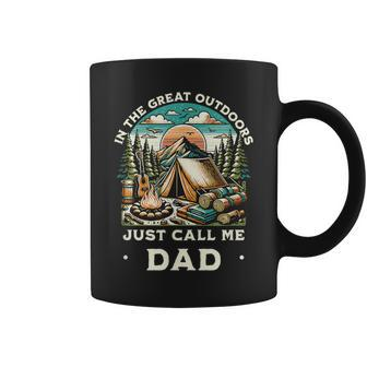 Dad Camping Great Outdoors Father's Day Sayings Coffee Mug - Thegiftio UK