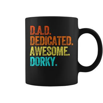 Dad Dedicated Awesome Dorky Fathers Day Dork Nerd Coffee Mug - Monsterry AU