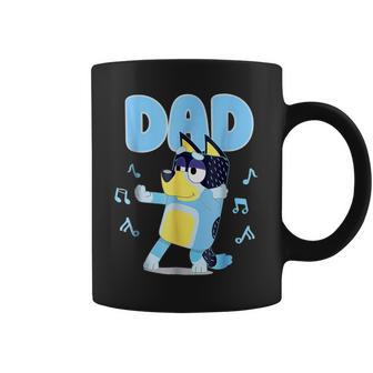 Dad Dog Cartoon Dog Lovers Family Matching Birthday Party Coffee Mug - Monsterry DE