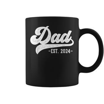 Dad Est 2024 Dad To Be New Dad Coffee Mug - Seseable