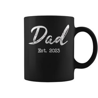 Dad Established 2023 First Time Dad And Father's Day Coffee Mug - Monsterry UK