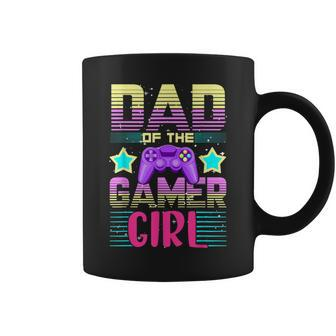 Dad Of The Gamer Girl Gaming Matching Family Birthday Coffee Mug - Monsterry CA
