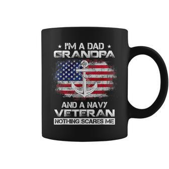 Im Dad Grandpa And A Veteran Nothing Can Scares Me Veterans Coffee Mug - Monsterry UK
