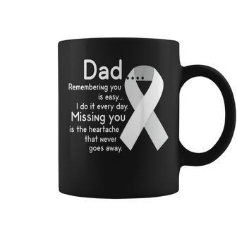 For My Dad In Heaven I Love You Misses You Memorial Day Coffee Mug - Monsterry