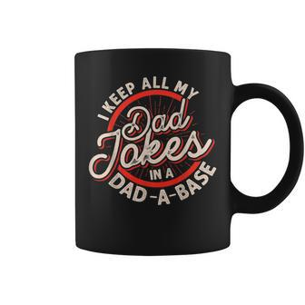 Dad Jokes Programmer Nerdy Father Database Geeky Coffee Mug - Monsterry DE