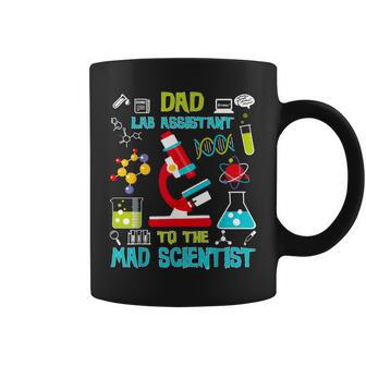 Dad Lab Assistant Mad Scientist Party Birthday Coffee Mug - Monsterry