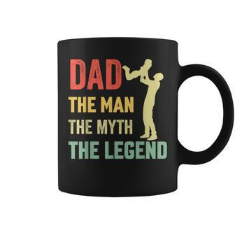 Dad Man Myth Legend For Dad Daddy Father's Day Coffee Mug - Thegiftio UK